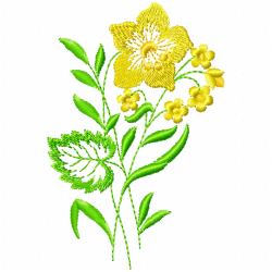 Flowers And Tree Embroidery Design 2 Flowers And Tree Embroidery Design 2